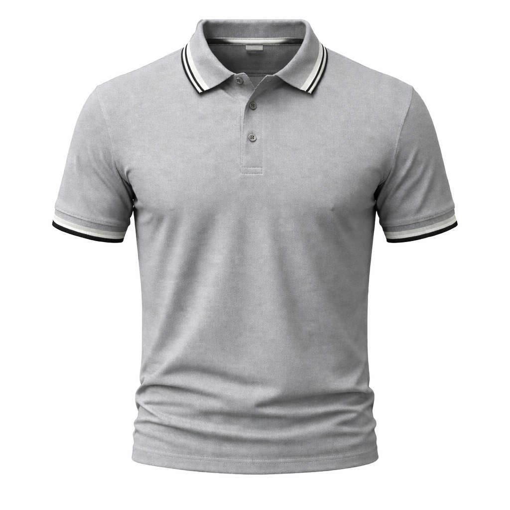 Classic Stripe Collar Golf Shirt